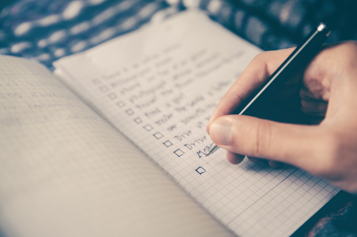 Open schoolagenda voor middelbare scholier met weekplanning