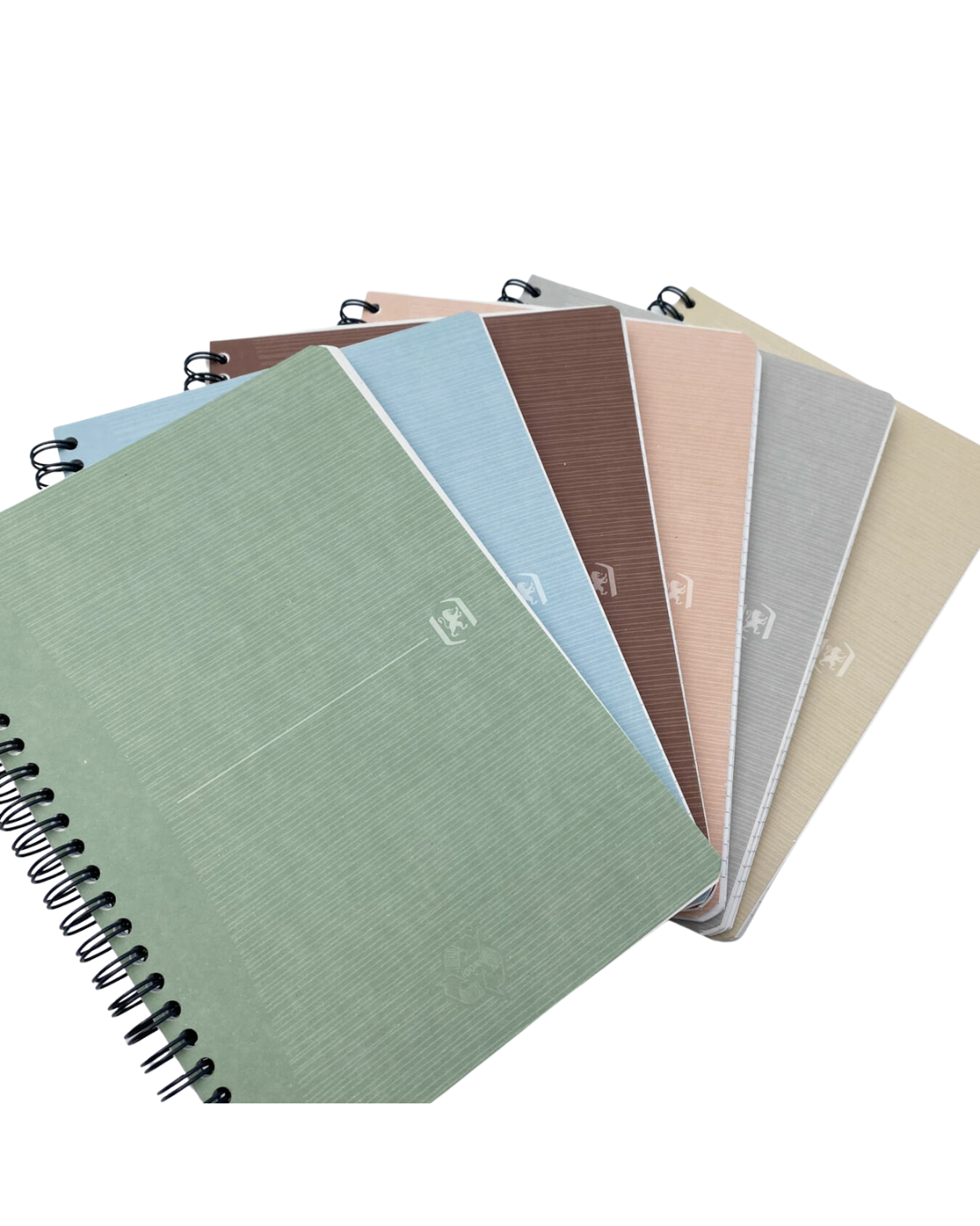 Oxford Notebook A5 hemelsblauw open – gelinieerde pagina's gerecycled papier