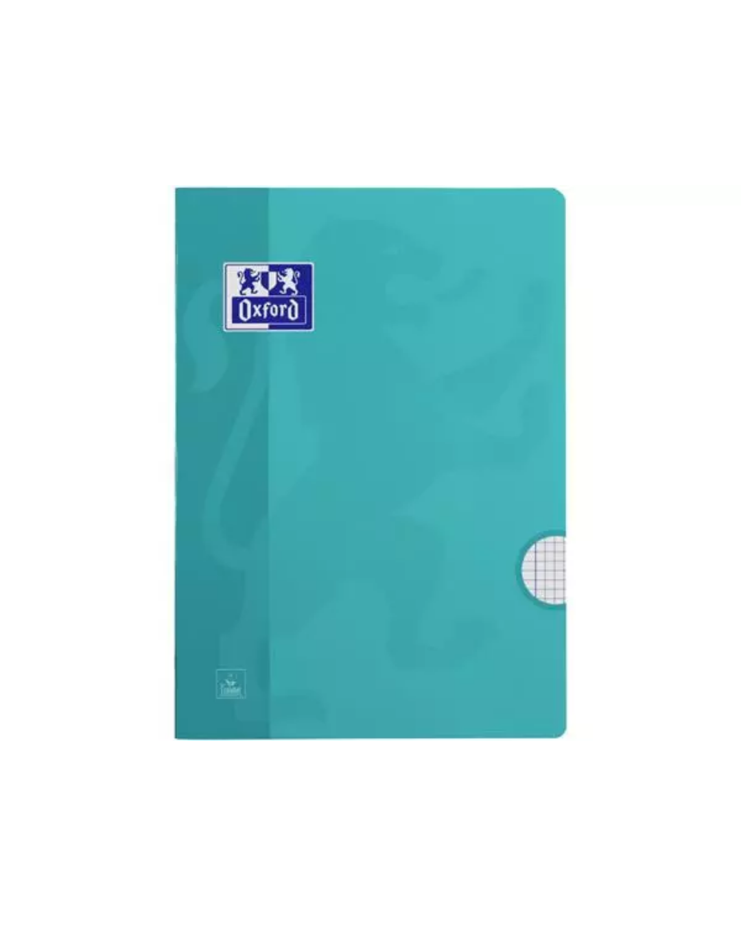 Oxford schoolschrift A4 geruit turquoise – stevige kaft voor wiskunde