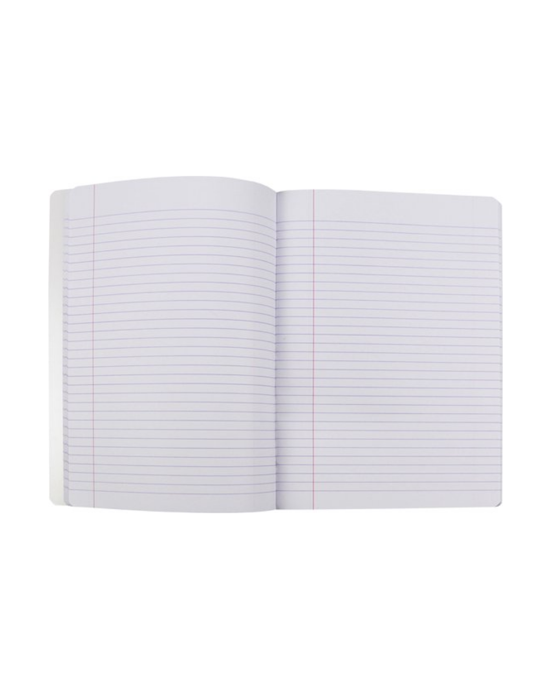 Oxford schrift A5 rood open – gelinieerd papier voor aantekeningen