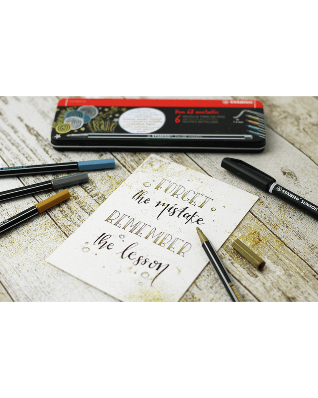 STABILO Pen 68 Metallic kleuren overzicht – goud zilver koper en meer