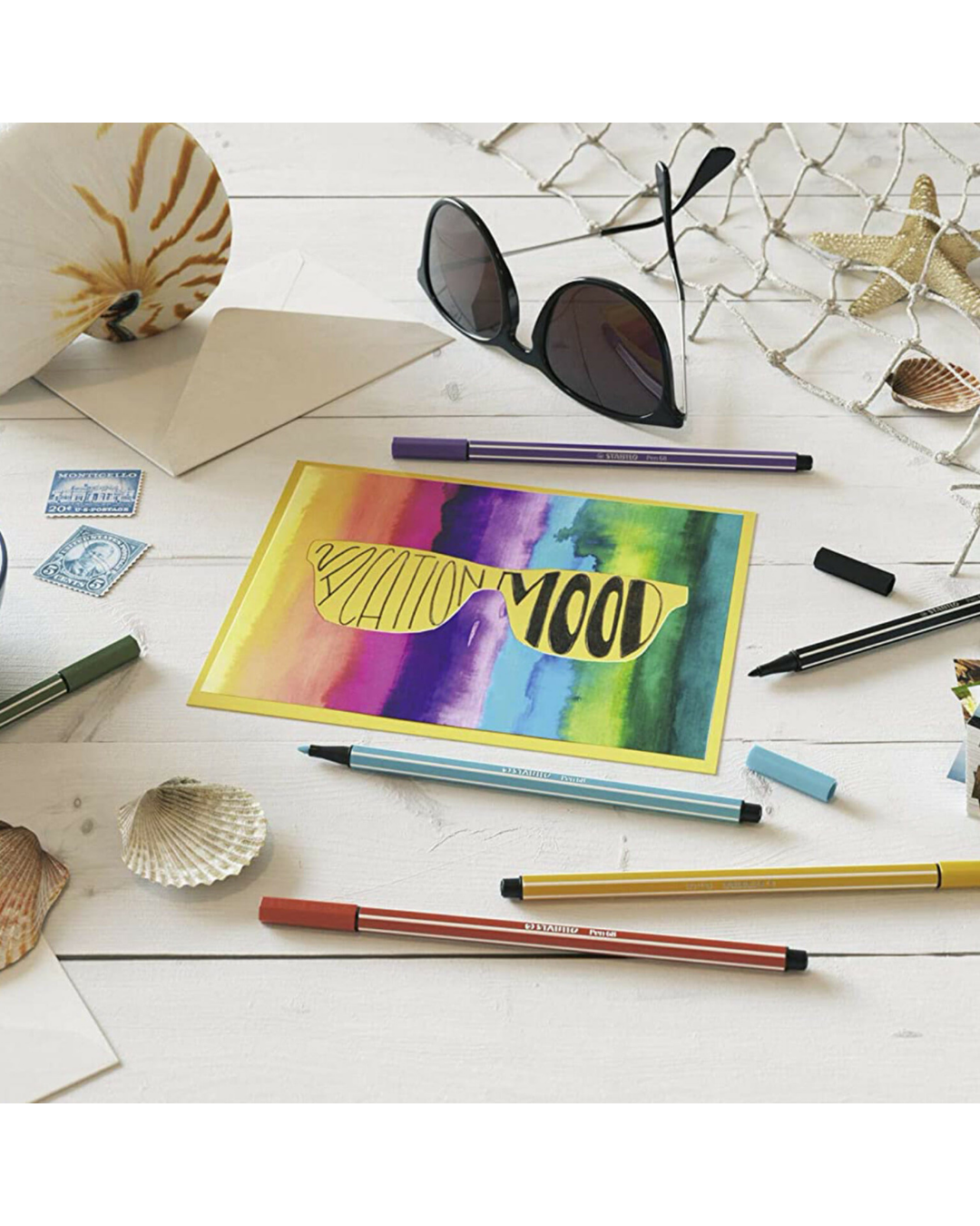 STABILO Pen 68 30-stuks rollerset – viltstiften kleuren overzicht