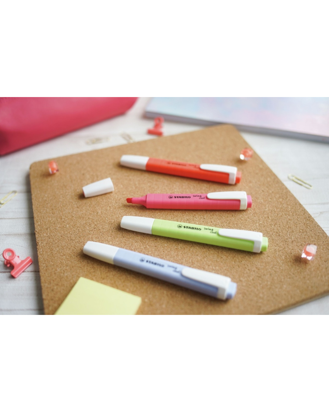 STABILO Swing Cool markeerstiften middelbare school – slaat niet door
